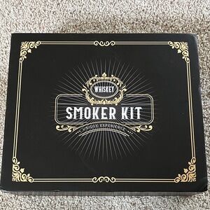 Whiskey Smoker Kit - Black and Gold